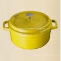 2.8L Enamel Fonte Casserole Factory Taille Dia 22cm